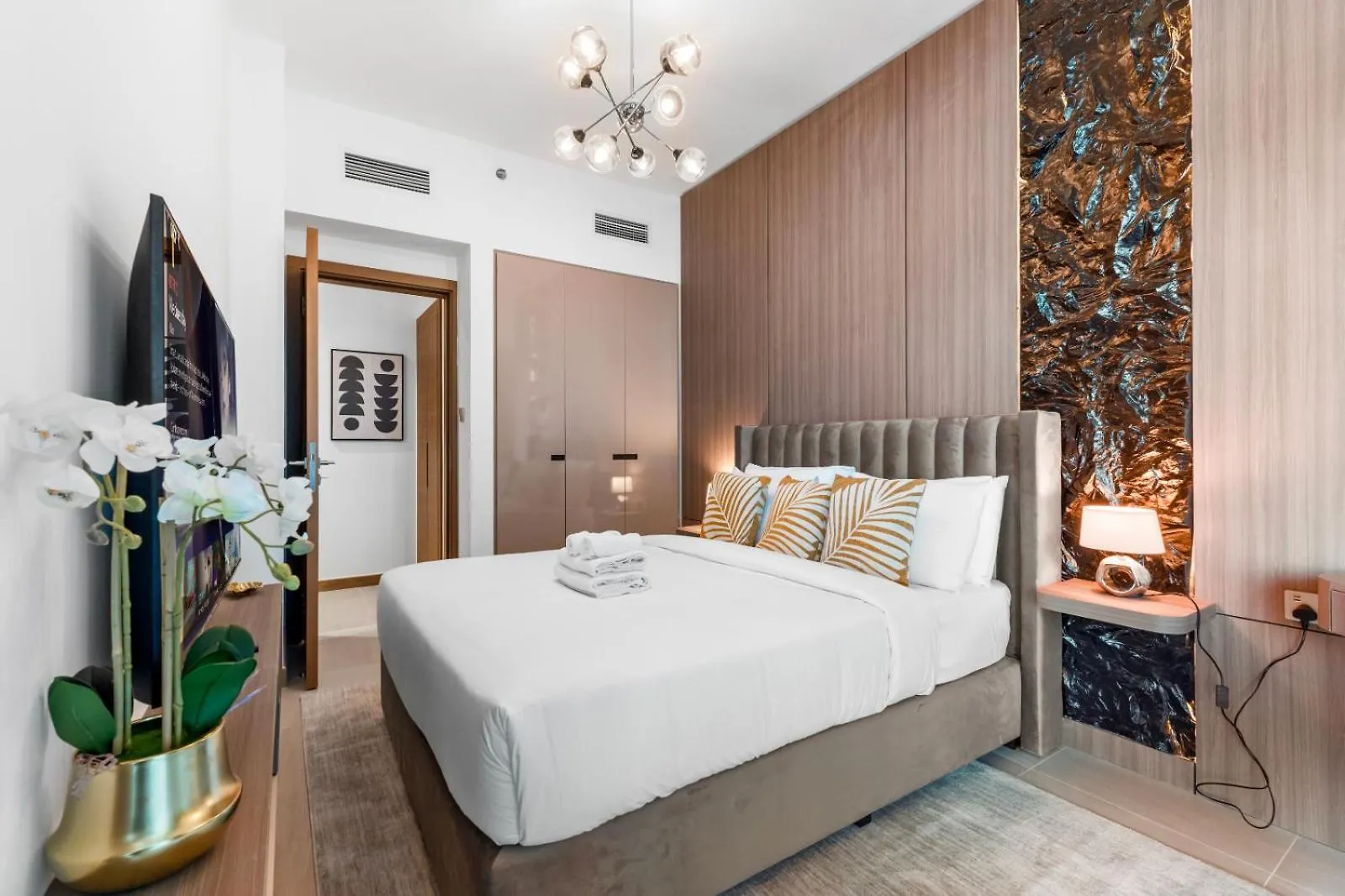 شقة Lux Retreat 2 Bedroom In Just 5 Min From Burj Khalifa دبي الإمارات العربية المتحدة