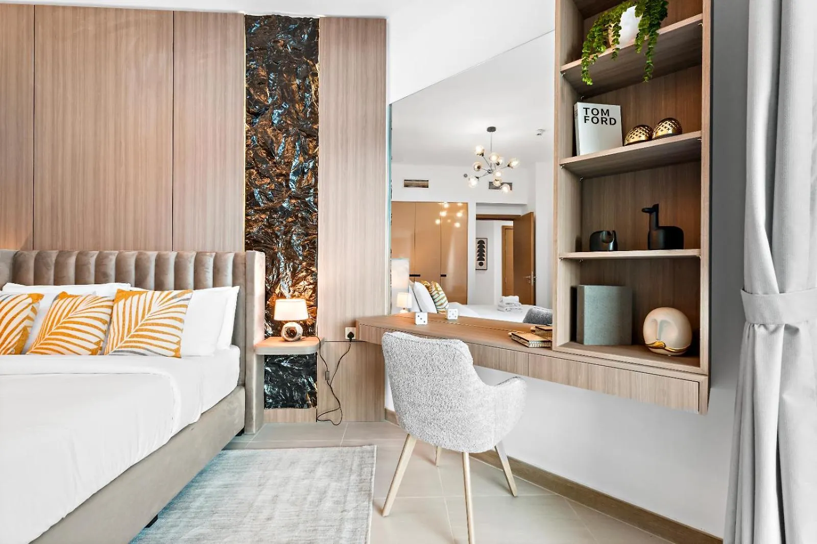 アパート Lux Retreat 2 Bedroom In Just 5 Min From Burj Khalifa ドバイ